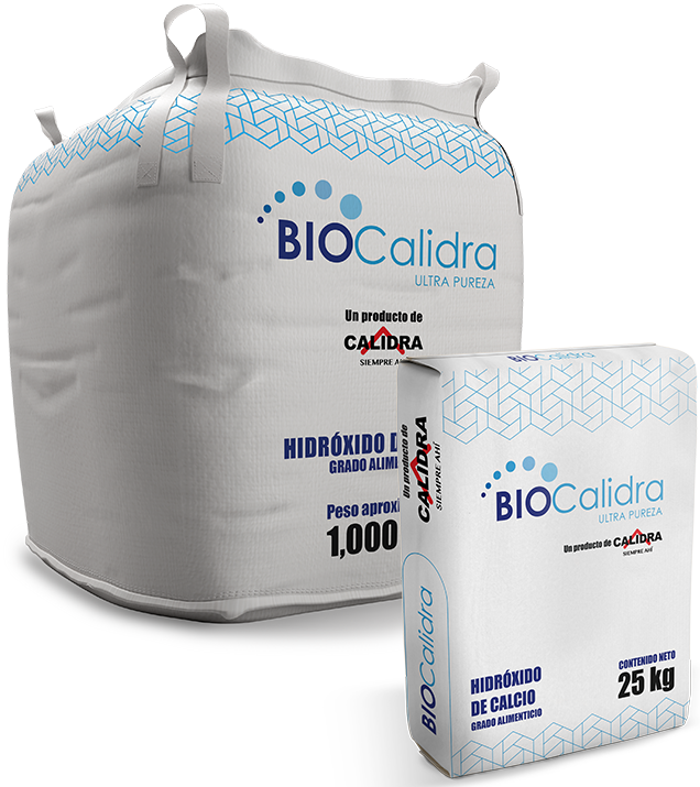 Biocalidra es cal de alta pureza, certificada para exportacion, para las industrias alimentaria y química